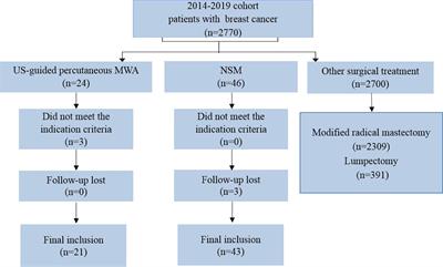 Microwave Ablation Versus Nipple Sparing Mastectomy for Breast Cancer ≤5 cm: A Pilot Cohort Study